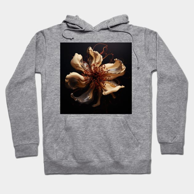 Fluid Blossom Art 3D Digital Art Hoodie by star trek fanart and more